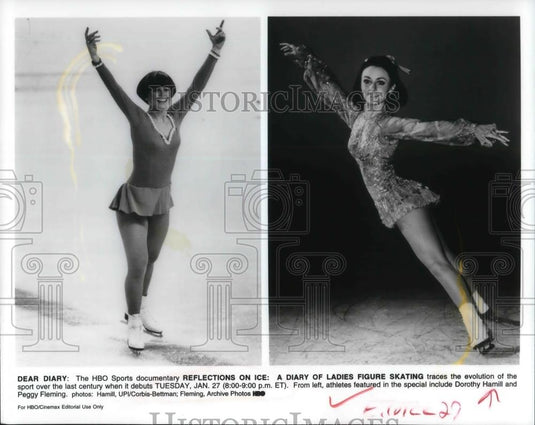1998 Press Photo Peggy Fleming Reflections On Ice - cvp15153 - Historic Images