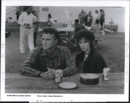 1993 Press Photo Kevin Dobson & Veronica Hamel in The Conviction of Kitty Dodds - Historic Images