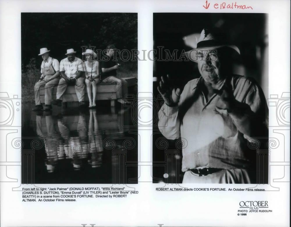 1999 Press Photo RObert Altman Director Of Cookie's Fortune - cvp15093 - Historic Images