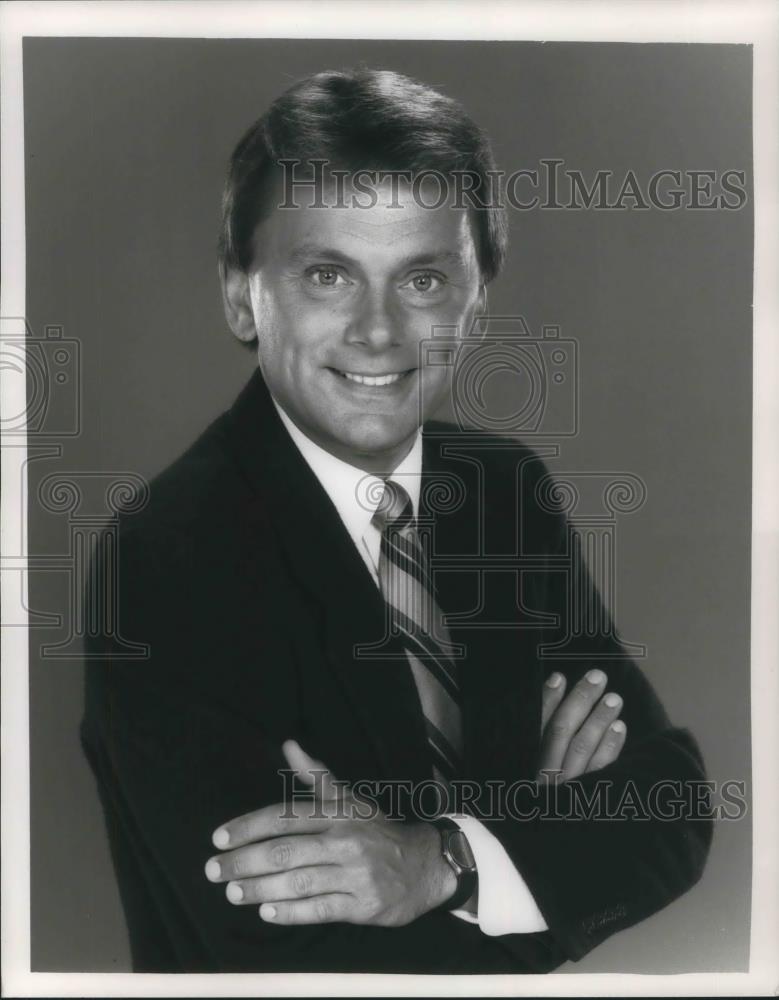 Press Photo Pat Sajak Late Night Talk Show Weeknights - cvp11359 - Historic Images