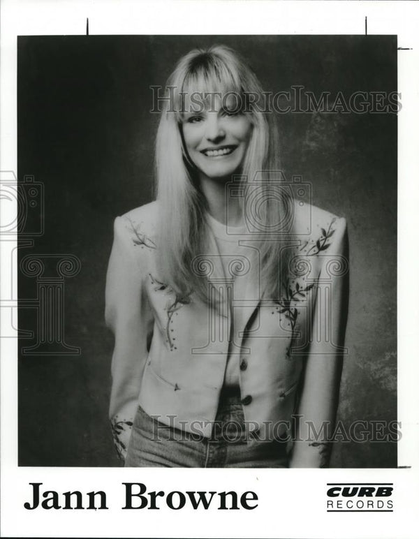 1990 Press Photo Jann Browne Country Singer - cvp00168 - Historic Images