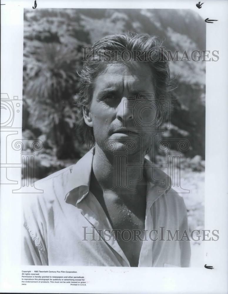 1985 Press Photo Michael Douglas in The Jewel of the Nile - cvp03824 - Historic Images