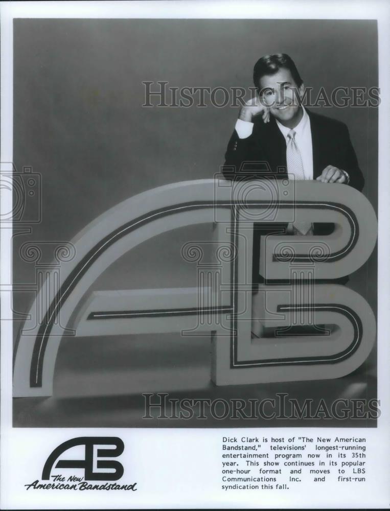 2012 Press Photo Dick Clark Host of The New American Bandstand - cvp02536 - Historic Images