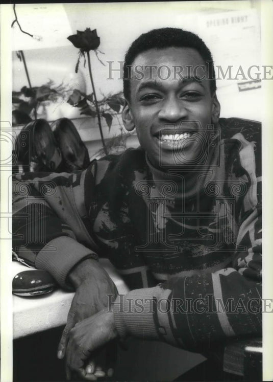 1986 Press Photo Gregg Burge in Song and Dance - cvp02693 - Historic Images