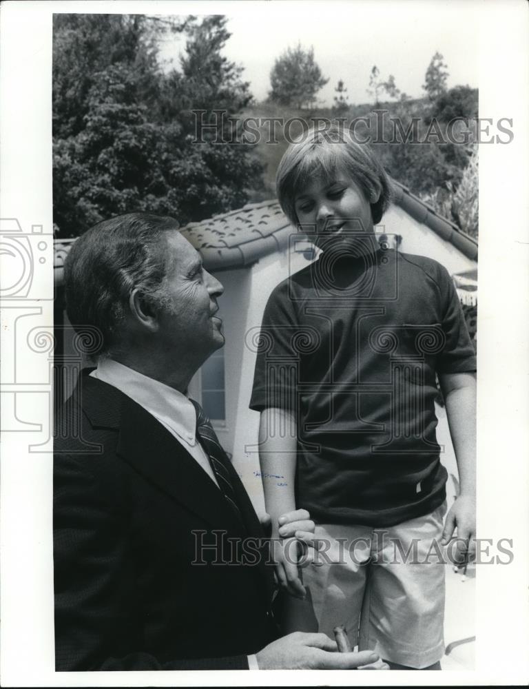1973 Press Photo Milton Beck &amp; Son Billy - cvp00847 - Historic Images