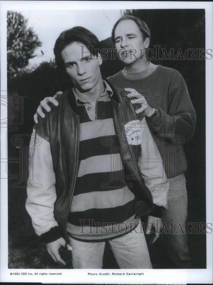 1993 Press Photo Jason Wiles and Robert Pine in Big Boys Don&#39;t Cry - cvp08782 - Historic Images