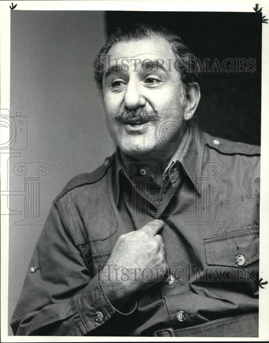 1986 Press Photo Ara Beberian of Cleveland Opera - cvp01058 - Historic Images