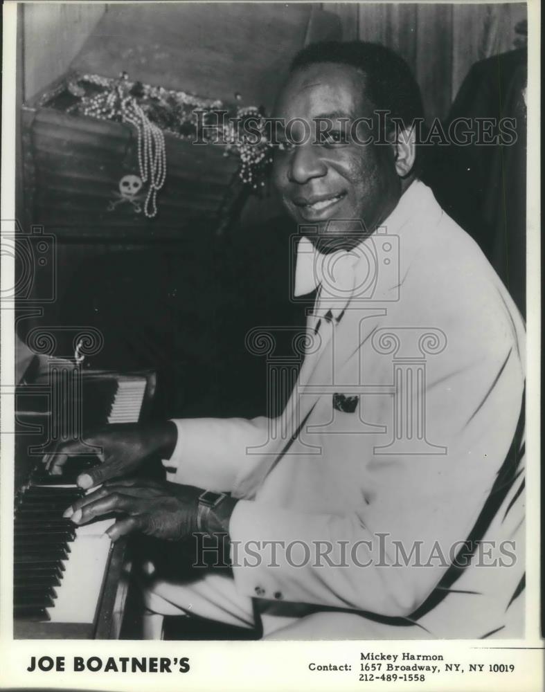 1980 Press Photo Joe Boatner Jazz Pianist Inkspots - cvp03036 - Historic Images