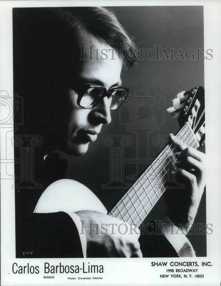1985 Press Photo Carlos Barbosa Lima Guitarist - Historic Images