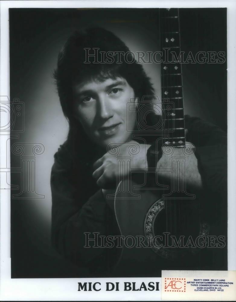 1985 Press Photo Mic Di Blasi Guitarist - cvp04196 - Historic Images