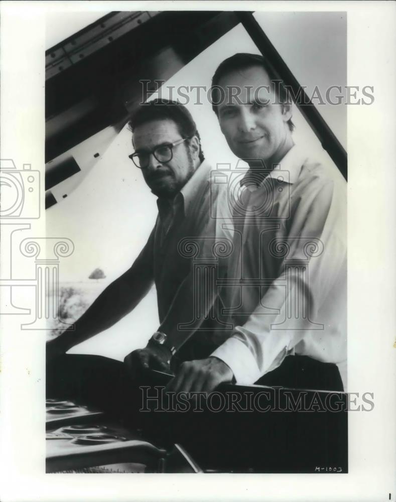 1981 Press Photo Leon Fleisher Conductor James Dick Pianist Round Top Festival - Historic Images