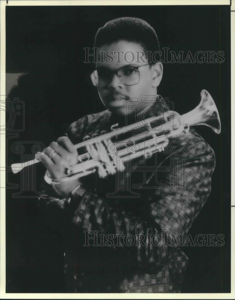 1987 Press Photo Terence Blanchard Jazz Musician Bandleader Composer - cvp02978 - Historic Images