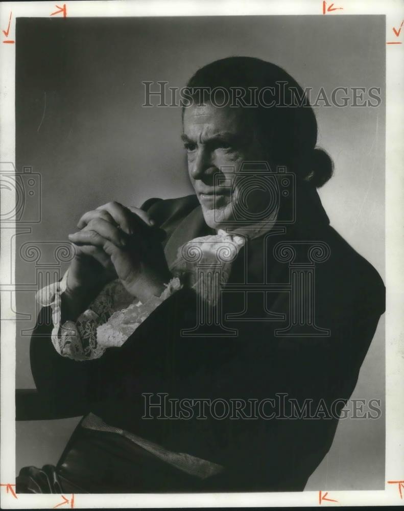1976 Press Photo Dana Andrews in Together Tonight - cvp08702 - Historic Images