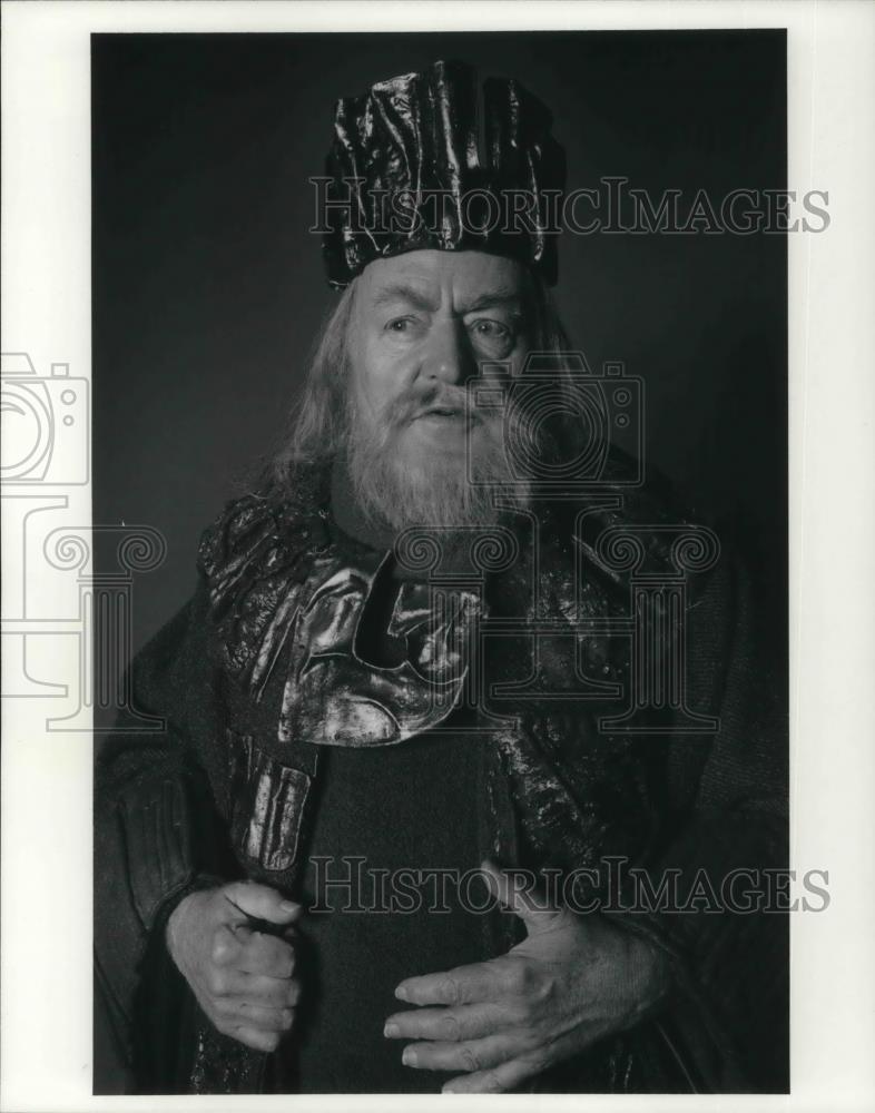 1981 Press Photo Larry Gates in title role of King Lear - cvp12075 - Historic Images