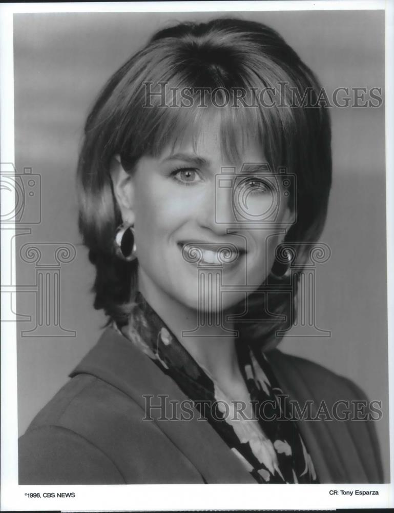 1996 Press Photo Jane Robelot in This Morning - cvp09872 - Historic Images