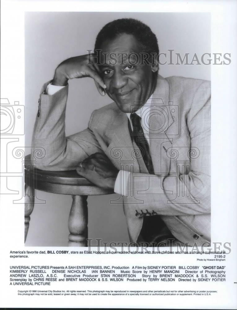 1991 Press Photo Bill Cosby stars in Ghost Dad - cvp09289 - Historic Images