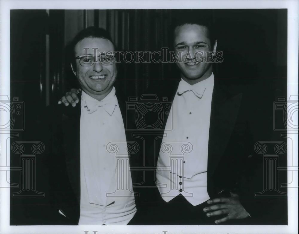 1988 Press Photo John Ferritto &amp; Andre Watts - cvp15135 - Historic Images