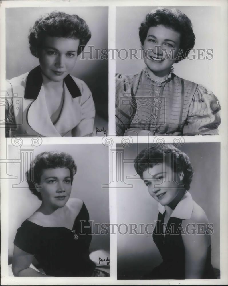 1952 Press Photo Shirley Eggleston Radio and TV Actress - cvp05875 - Historic Images