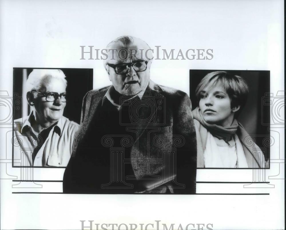 1984 Press Photo James Cagney &amp; Art Carney in Terrible Joe Moran - cvp08132 - Historic Images