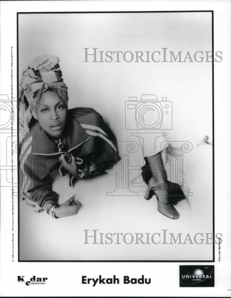 1996 Press Photo Erykah Badu - cvp15471 - Historic Images