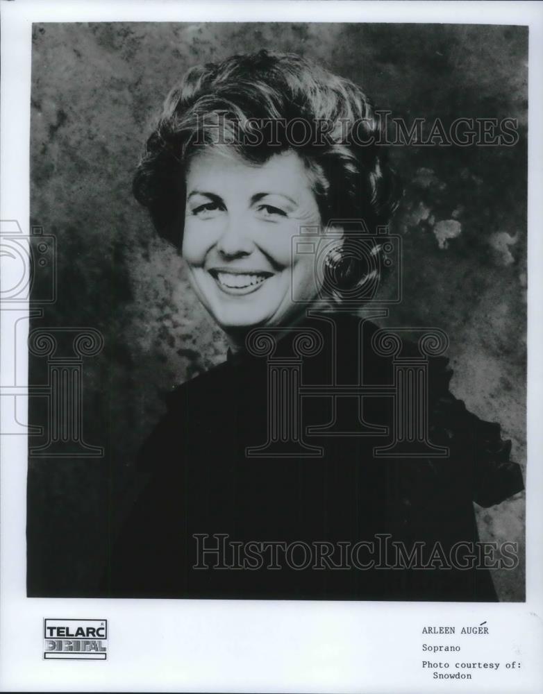 1989 Press Photo Arleen Auger Operatic Soprano Opera Singer - cvp14118 - Historic Images