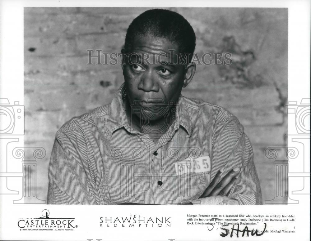 1994 Press Photo Morgan Freeman in The Shawshank Redemption - cvp15124 - Historic Images