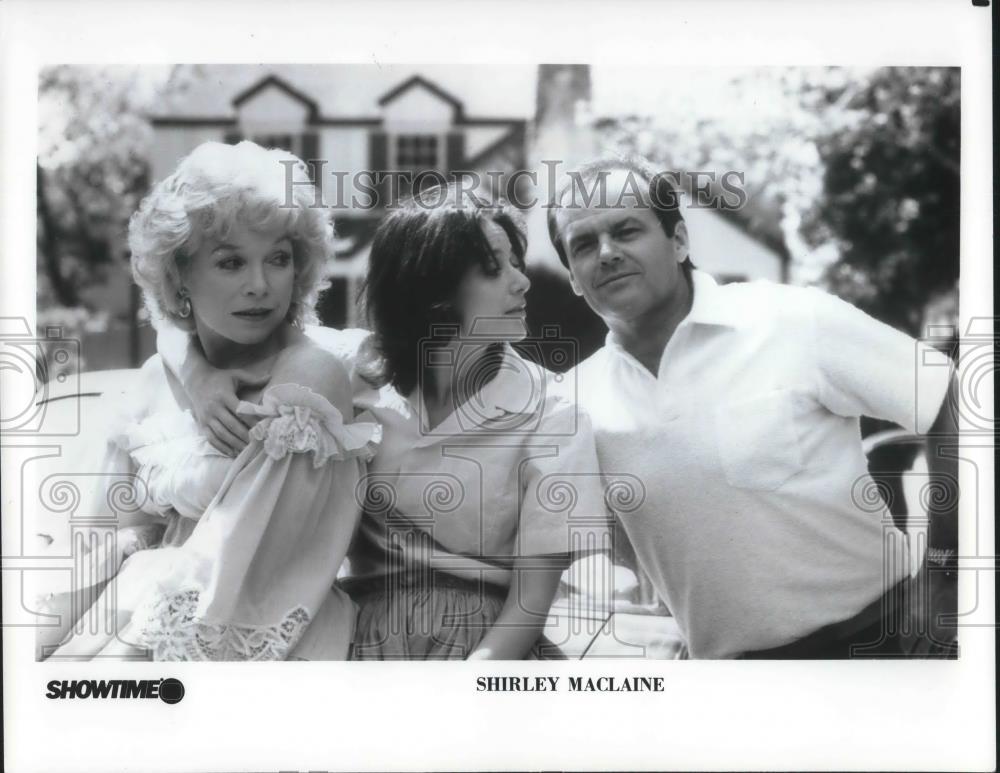 1985 Press Photo Shirley MacLaine Debra Winger and Jack Nicholson - cvp10045 - Historic Images