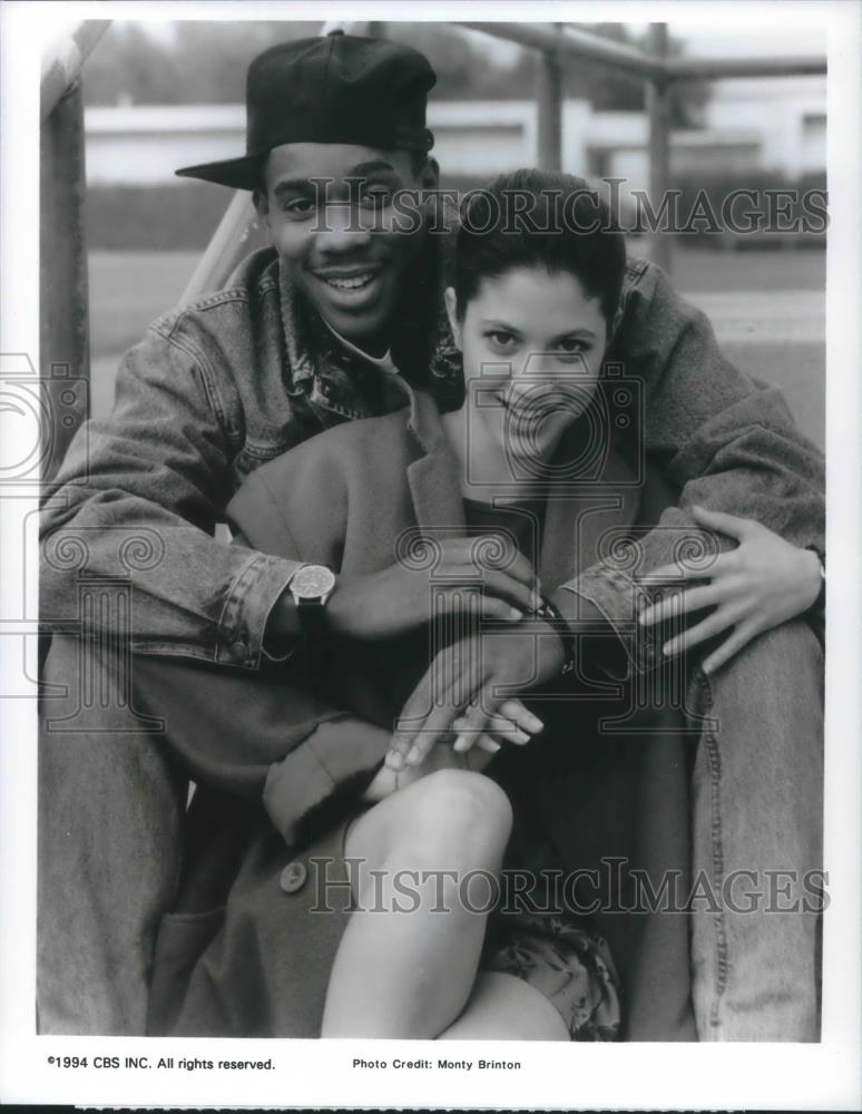 1994 Press Photo Duane Martin & Noelle Parker on Different Worlds - cvp09843 - Historic Images