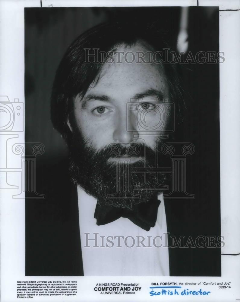 1985 Press Photo Bill FOrsyth Scottish Director Comforter ANd Joy - cvp13471 - Historic Images