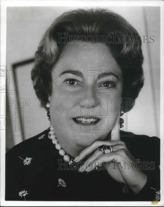 1979 Press Photo Carol Fox the 1st Impresario Manager of the Chicago Lyric Opera - Historic Images