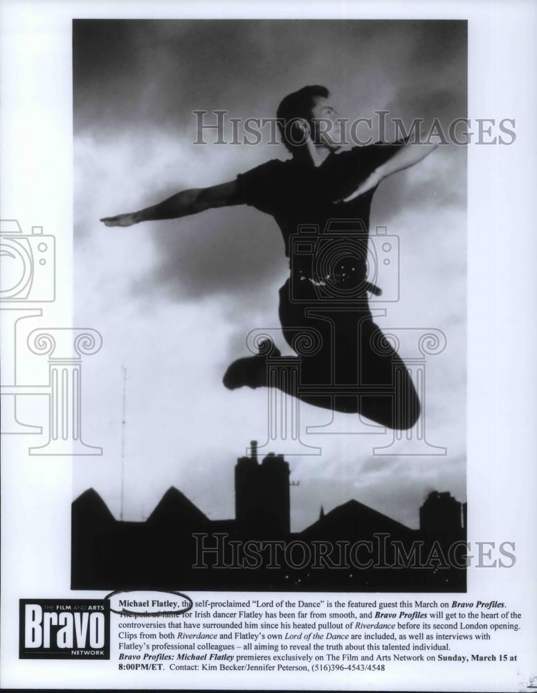 1998 Press Photo Michael Flatley in Lord of the Dance - cvp15287 - Historic Images