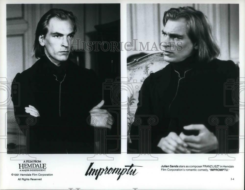 1992 Press Photo Julian Sands in Impromptu - cvp19138 - Historic Images