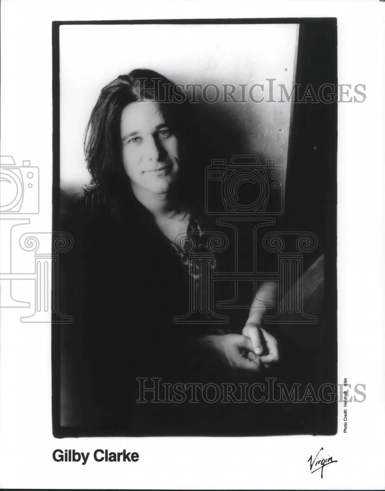 1994 Press Photo Gilby Clarke Rock Singer Songwriter Musician Record Producer - Historic Images