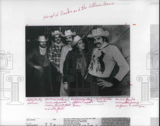 1979 Press Photo Harold Danks Billy Mentz Lawrence Feldman David Katz - Historic Images