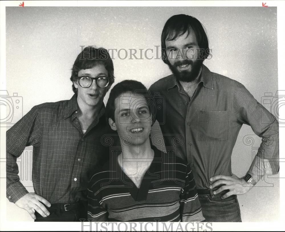 1981 Press Photo Chuck Braman Ed McEachen Dave Snyder Musicians - cvp00670 - Historic Images