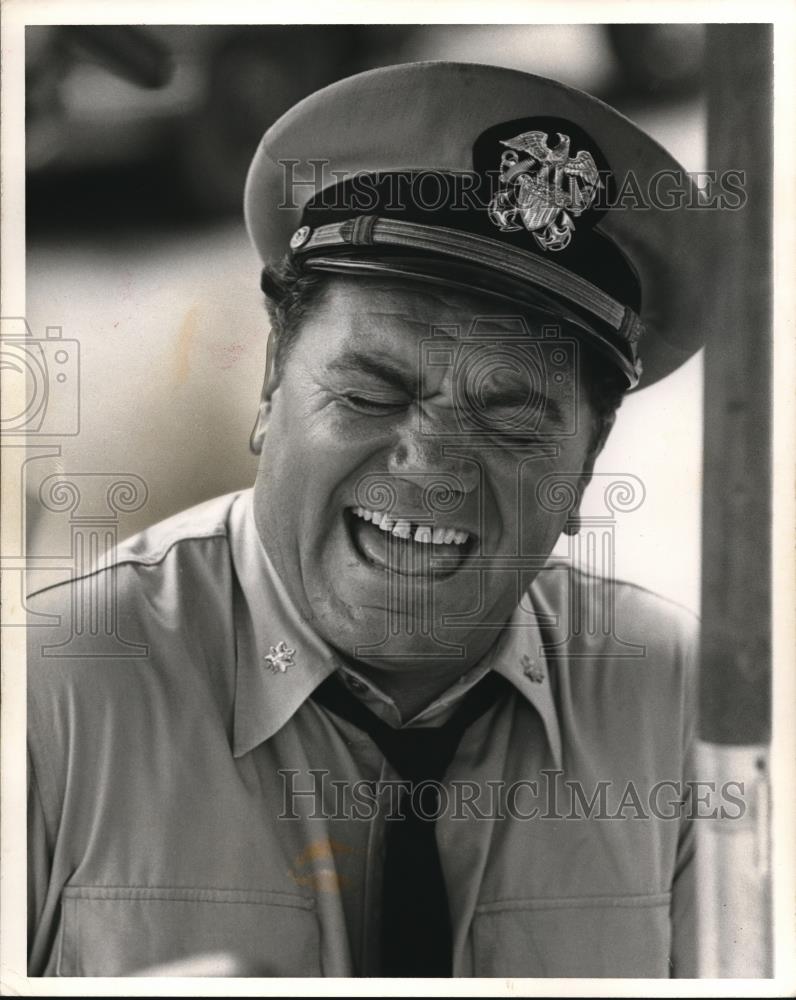 1963 Press Photo Ernest Borgnine in McHale&#39;s Navy - cvp00515 - Historic Images
