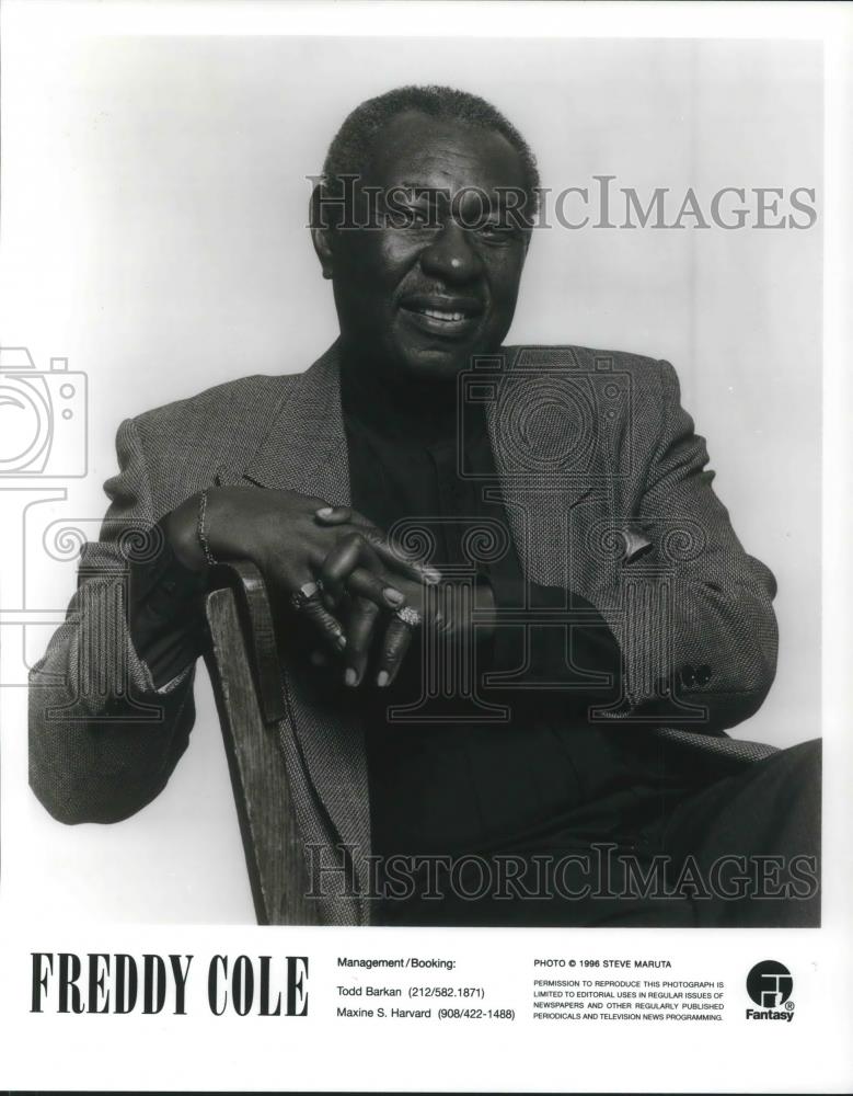 1996 Press Photo Freddy Cole - cvp07171 - Historic Images