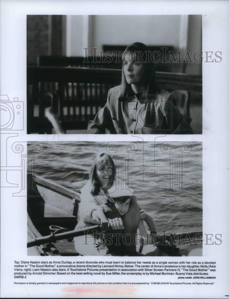 1988 Press Photo Diane Keaton stars in The Good Mother - cvp19589 - Historic Images
