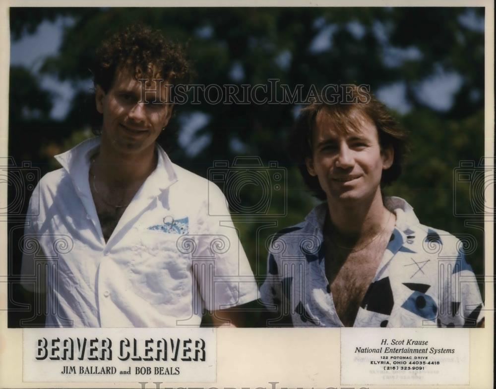 1985 Press Photo Beaver Cleaver Jim Ballard &amp; Bob Beals - cvp15080 - Historic Images