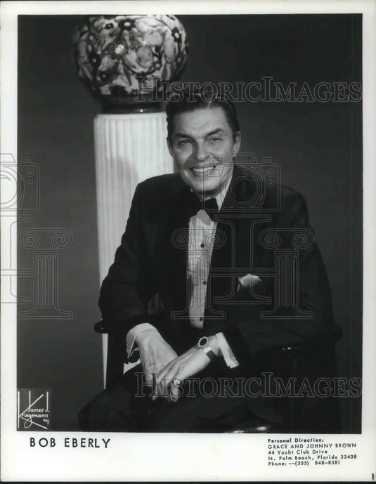 1972 Press Photo Bob Eberly - cvp04857 - Historic Images