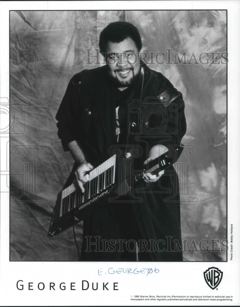 1995 Press Photo George Duke Jazz R&amp;B Musician Keyboardist Singer - cvp03440 - Historic Images