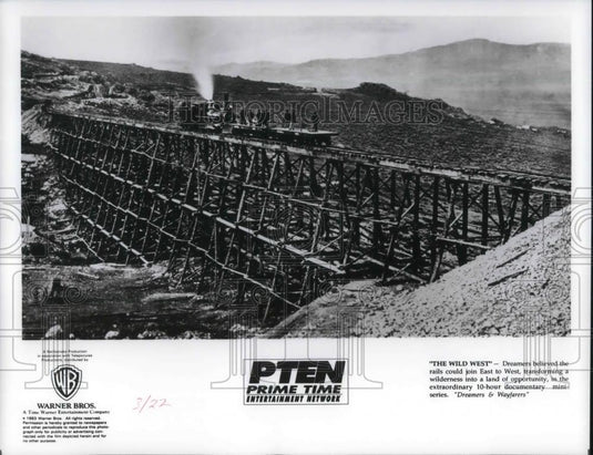 Press Photo Rails joining East to West in Dreamers & Wayfarers - cvp19189 - Historic Images