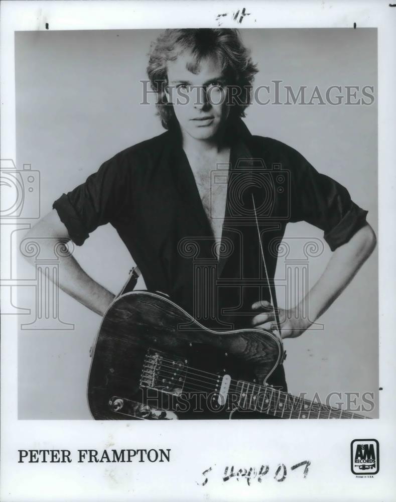 1982 Press Photo Peter Frampton Musician - cvp13890 - Historic Images