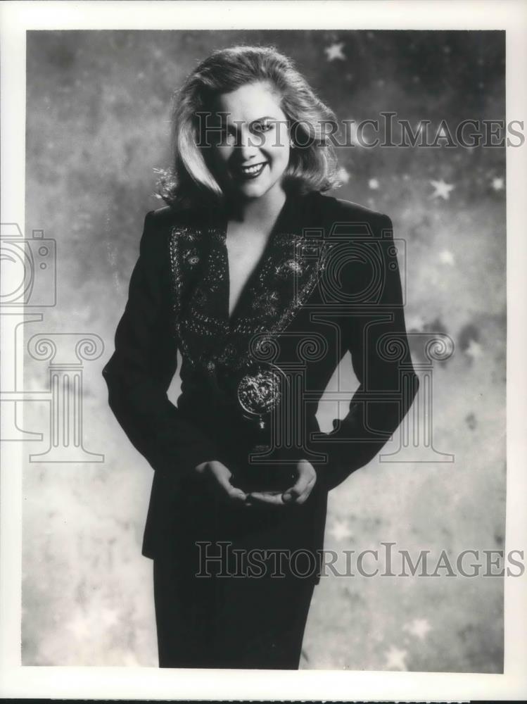 1990 Press Photo Kathleen Turner at 44th Annual Tony Awards - cvp10647 - Historic Images