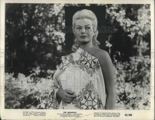 1962 Press Photo Anita Ekberg in The Mongols - cvp06535 - Historic Images