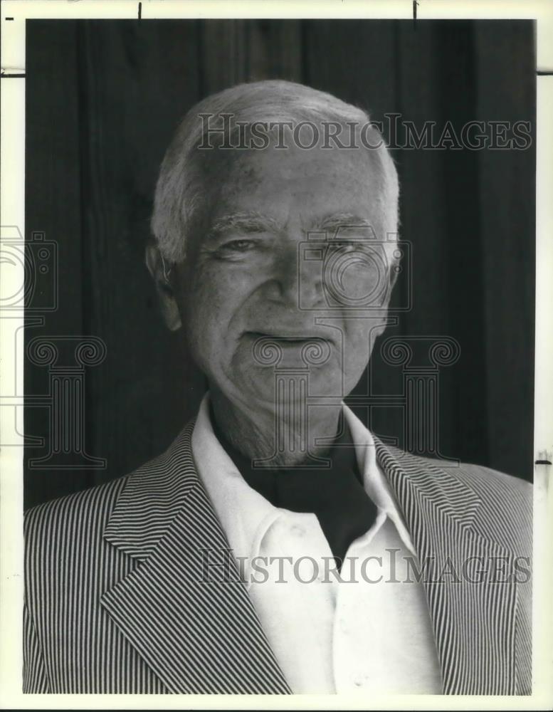 1984 Press Photo Buddy Ebsen star of Matt Houston Los Angeles Interview - Historic Images