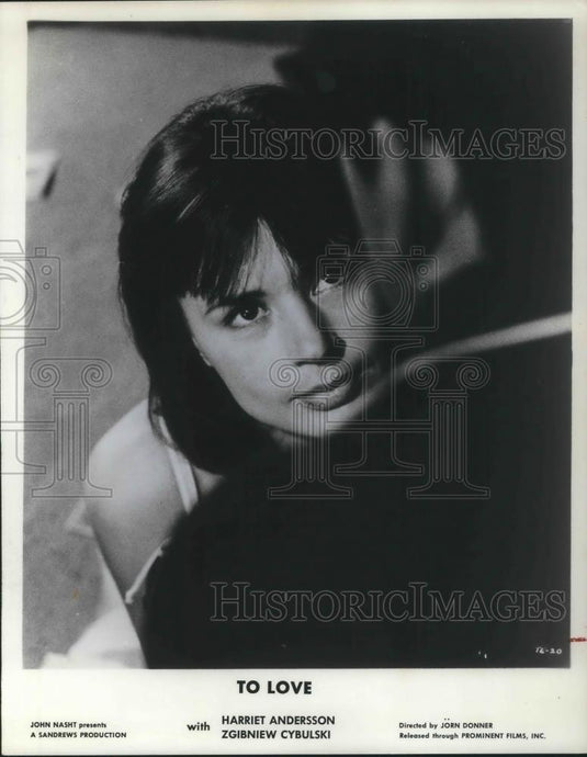 1965 Press Photo Harriet Anderson in To Love - cvp08431 - Historic Images