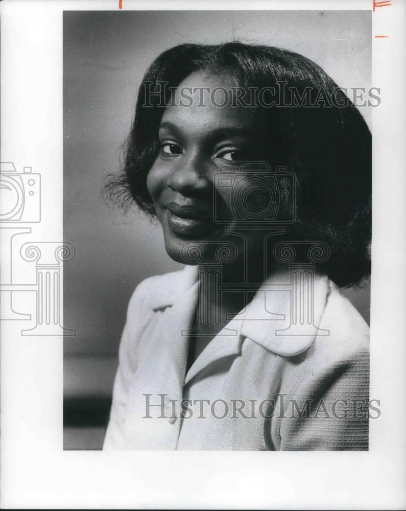 1976 Press Photo Margaret Ford-Taylor as Ida B. Wells University of Akron Play - Historic Images