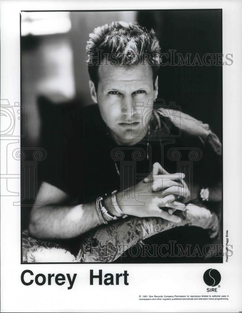 1992 Press Photo Corey Hart Canadian New Wave Singer Songwriter Musician - Historic Images