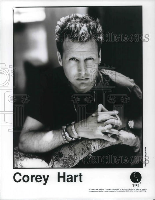 1992 Press Photo Corey Hart Canadian New Wave Singer Songwriter Musician - Historic Images